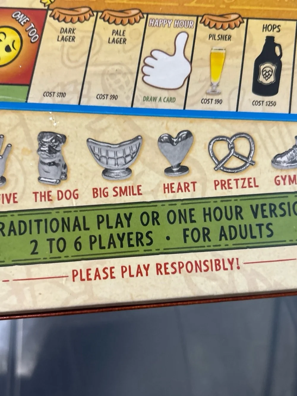 Brew-opoly Board Game for Kids - Yellow, Red, Brown
